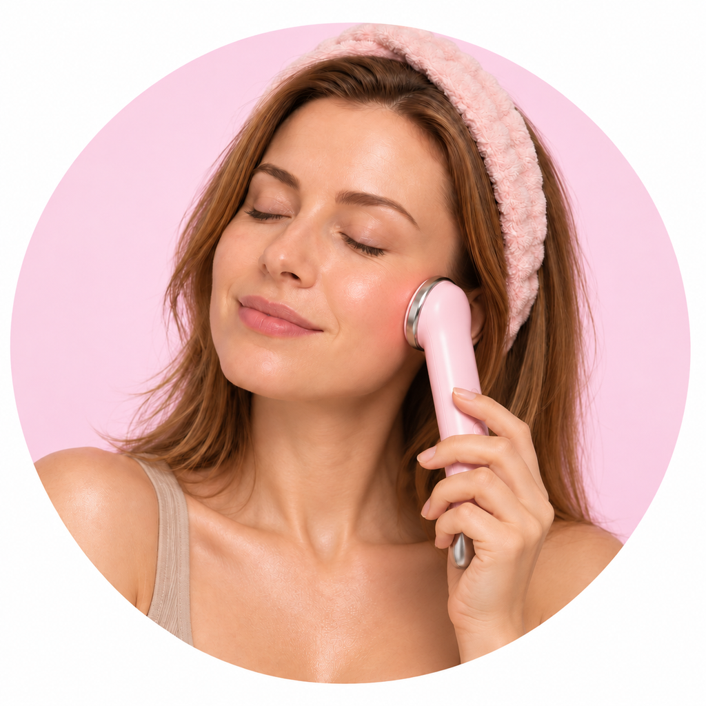 Lumina Glow – LED Light Therapy Facial Massager | Skincare Devicee
